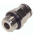 Złączka metalowa prosta wtykowa G1/4- 6mm