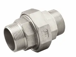 Śrubunek GZ/GZ nierdzewny 1/4"