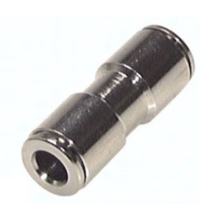 Łącznik prosty wtykowy metalowy- 12mm