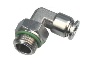 Złączka wtykowa kątowa nierdzewna G1/8- 6mm