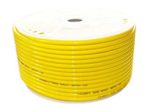 Przewód poliuretanowy PU żółty 12x8mm