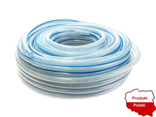 Wąż zbrojony transparentny DN8 mm