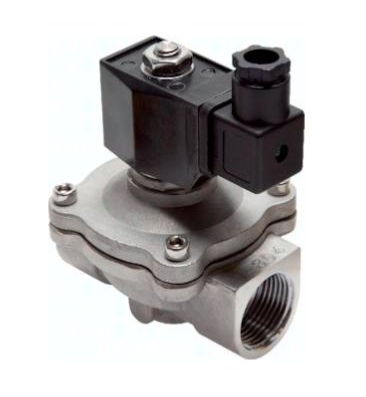 Zawór nierdzewny 2/2 NC G1" 230VAC