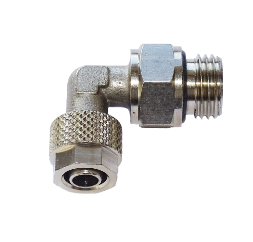 Złączka kątowa obr. skręcana G1/4- 6x4mm