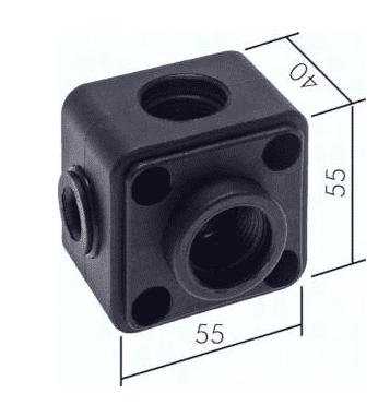 Kostka rozdzielająca 5x1/2"
