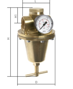 Reduktor Wysokociśnieniowy PN 40 G1.1/4" 0.5-25 bar